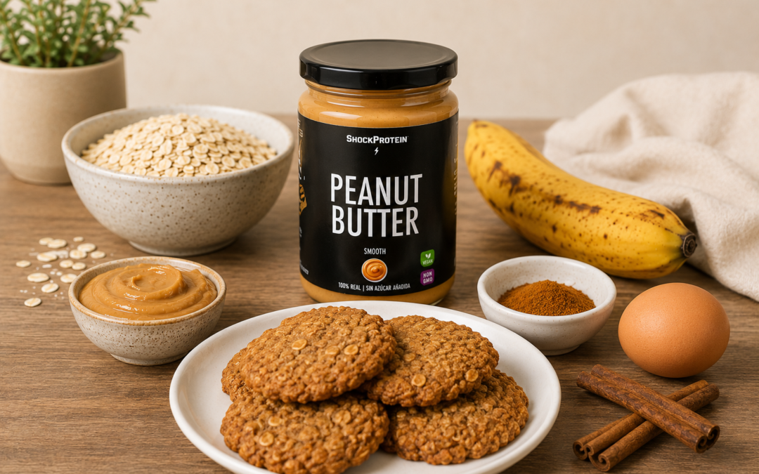 Receta saludable: Galletas proteicas con crema de maní